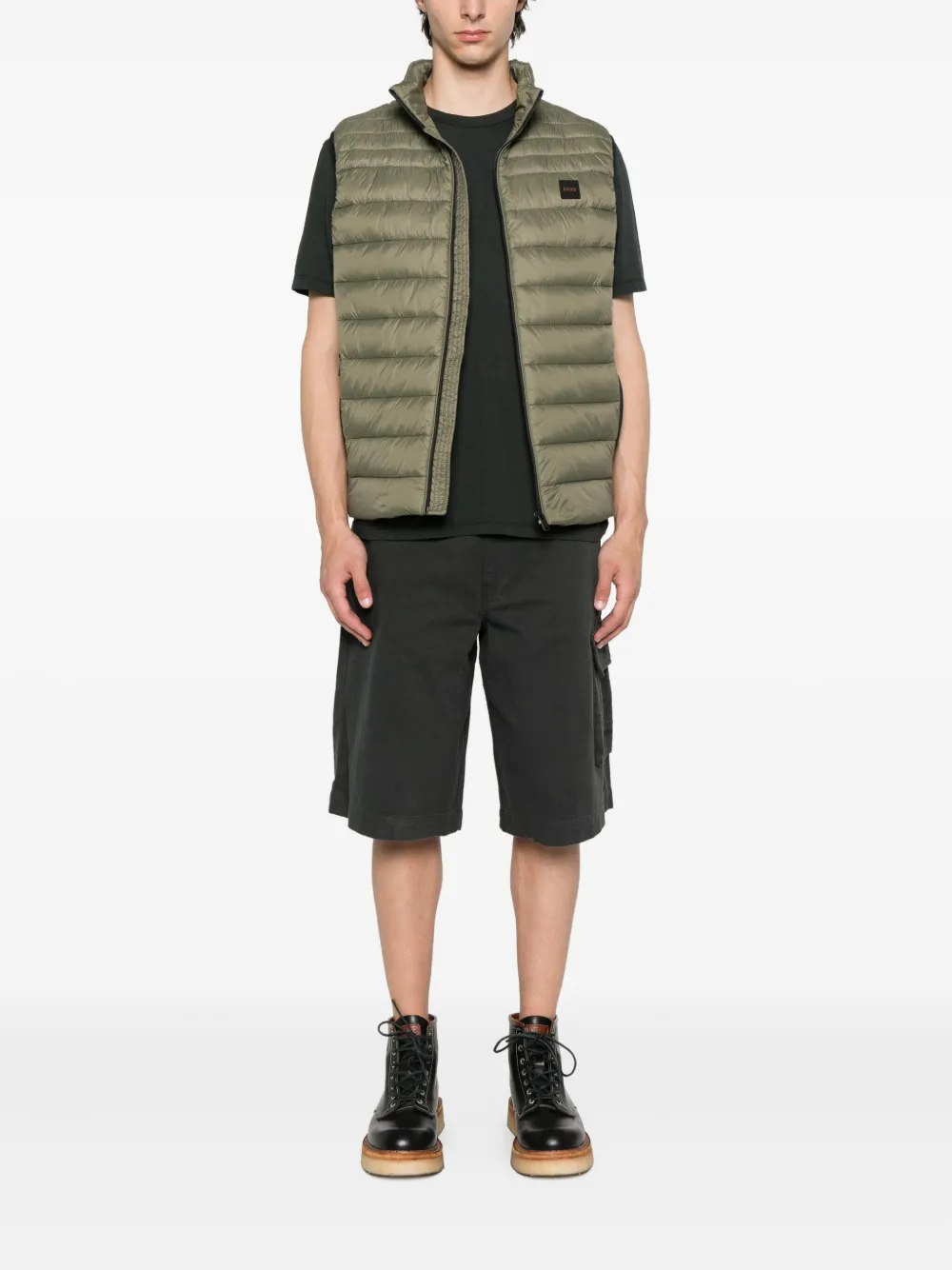 James Perse crew-neck cotton T-shirt Grijs