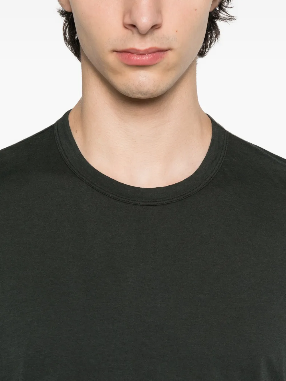 James Perse crew-neck cotton T-shirt Grijs