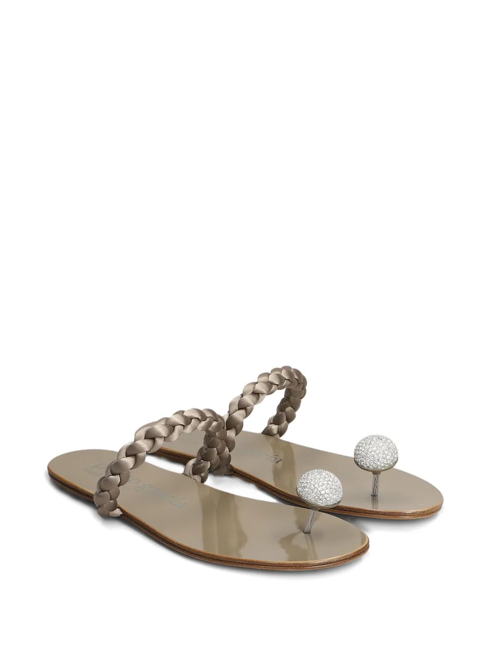 Pedro Garcia Pipa flat sandals Neutrals