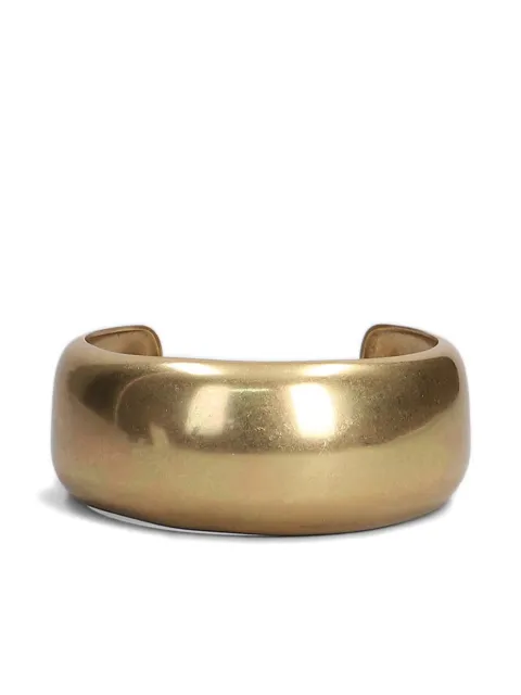 ISABEL MARANT logo-engraved cuff bracelet