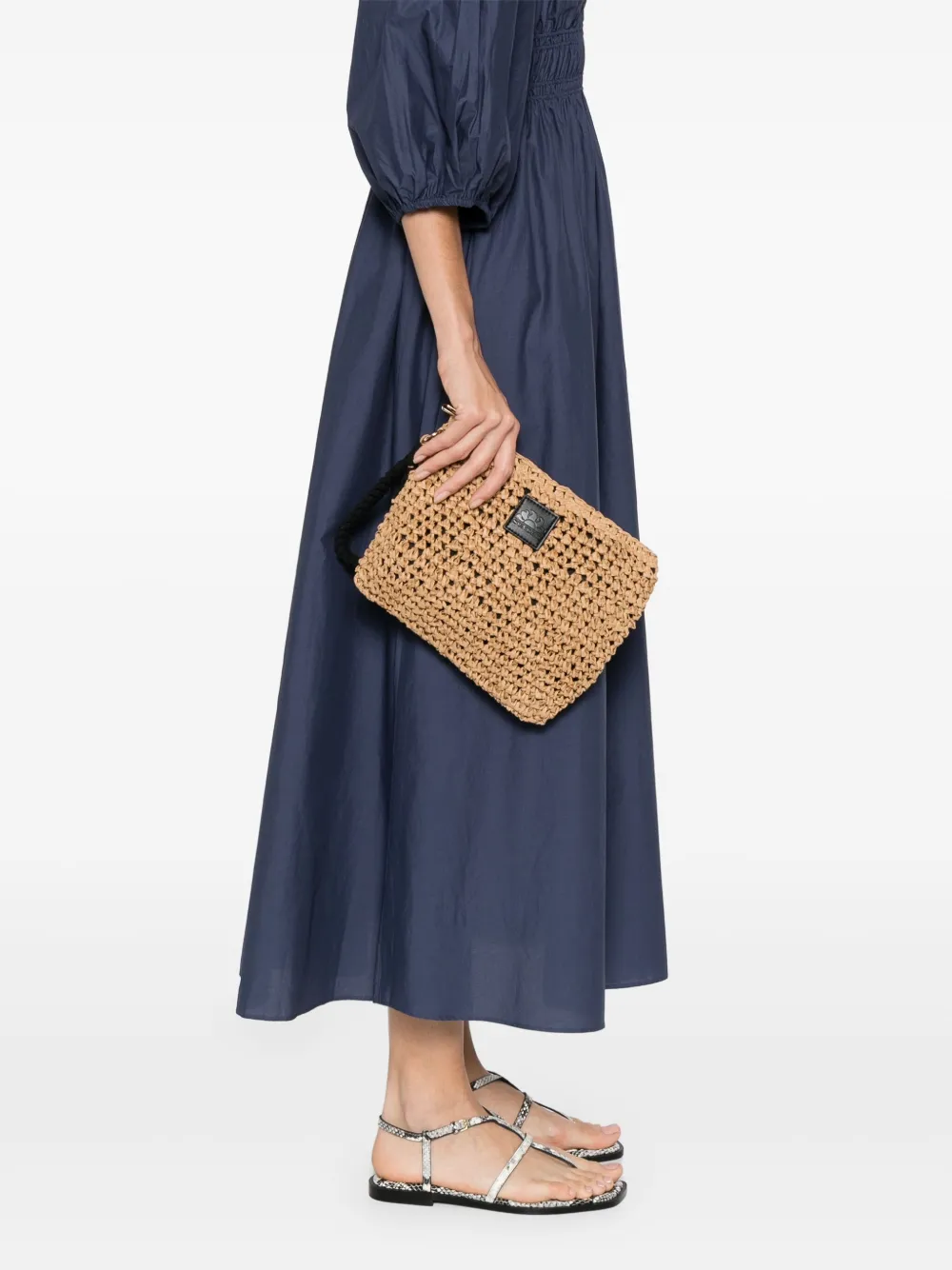 Sundek Paper clutch - Beige