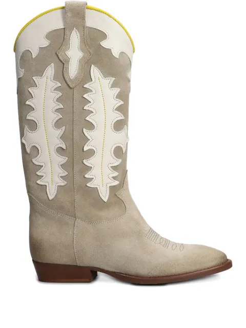 Gisel Moire 30mm Kansas cowboy boots