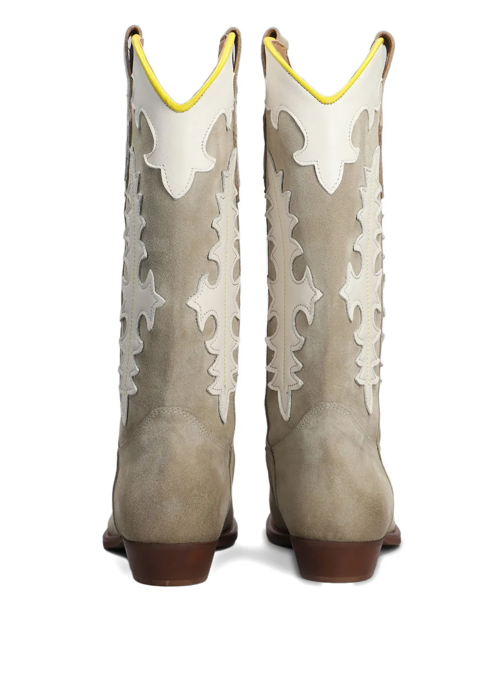 Gisel Moire 30mm Kansas cowboy boots Neutrals