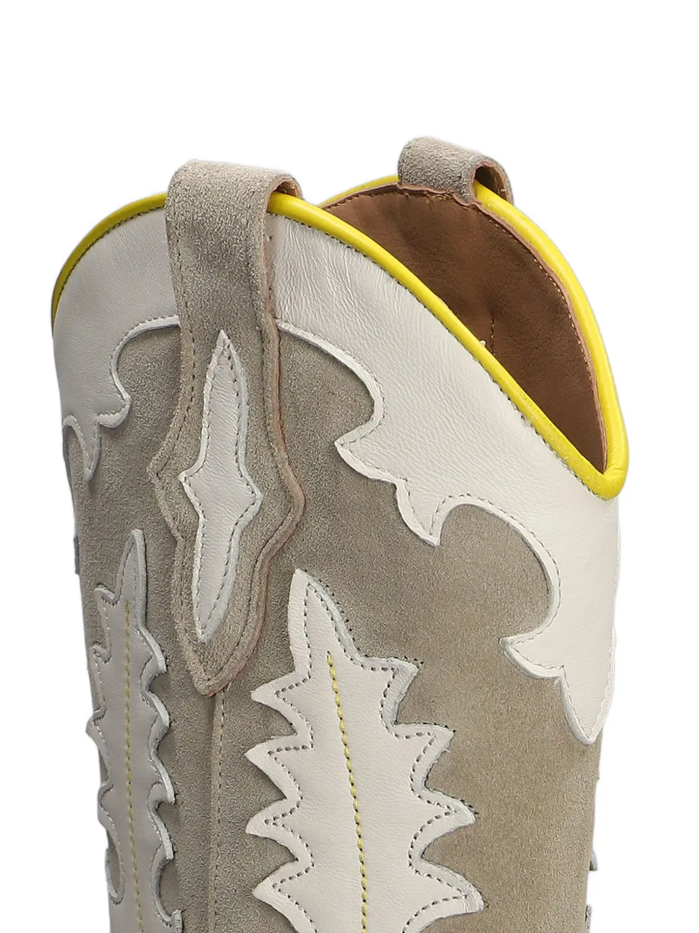 Gisel Moire 30mm Kansas cowboy boots Neutrals