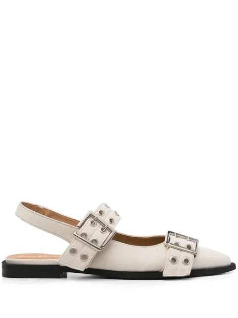 Gisel Moire Saturno ballet flats 