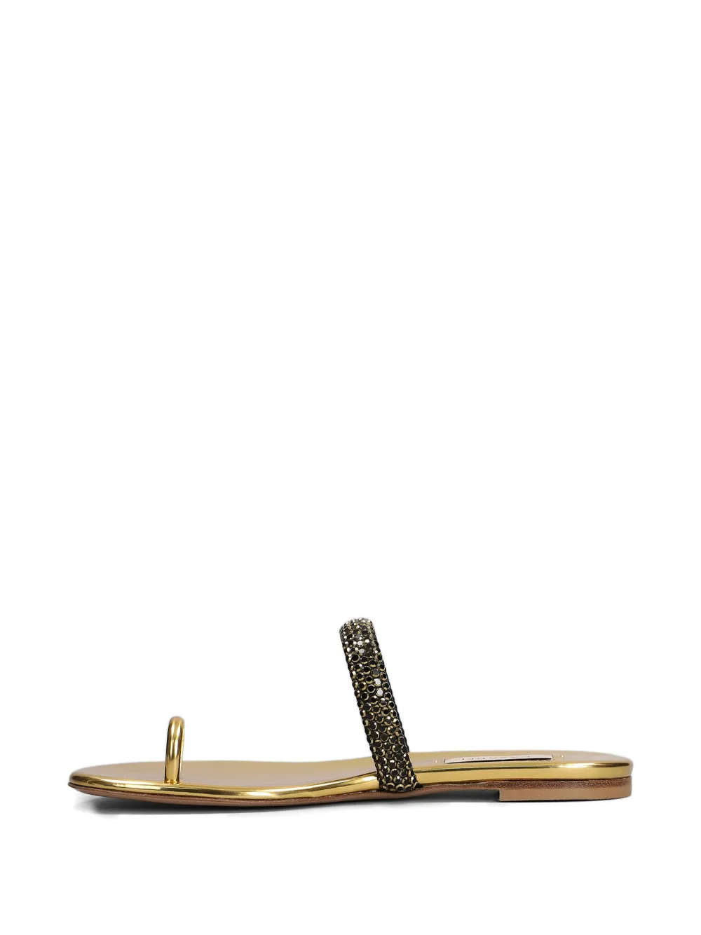 Casadei Olympo flat sandals Gold