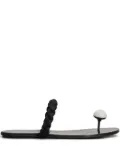 Pedro Garcia Pipa flat sandals - Black