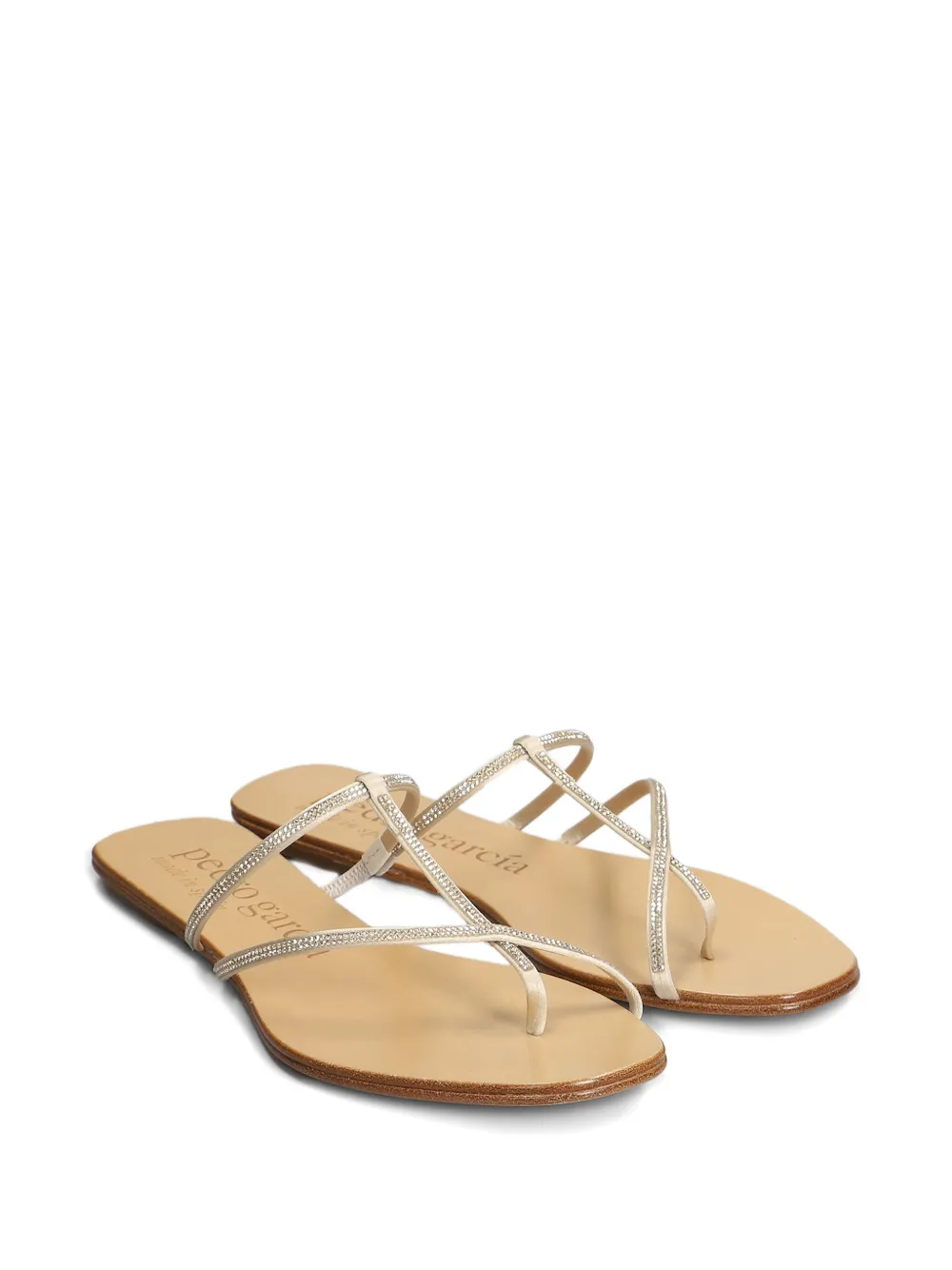 Pedro Garcia Estee flat sandals Neutrals