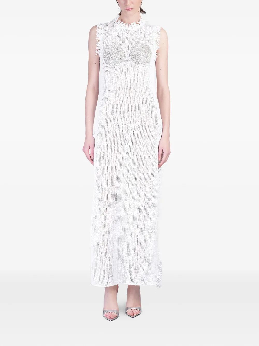 Nuè Abito in maglia - Bianco