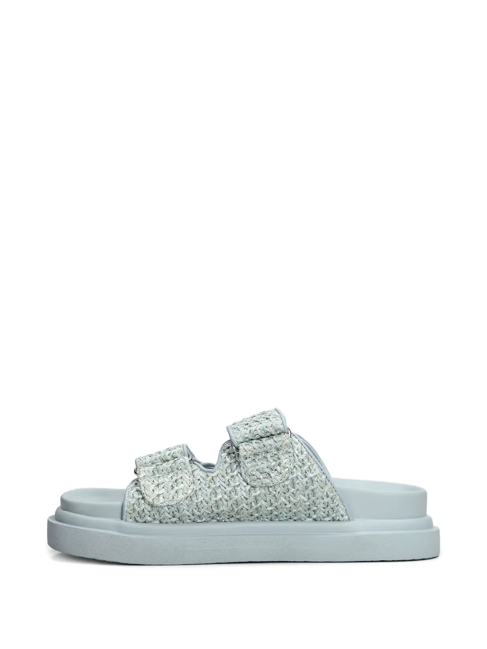 Marc Ellis Logo-plaque Sandals In Blue
