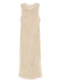 MC2 Saint Barth fishnet midi dress - Neutrals