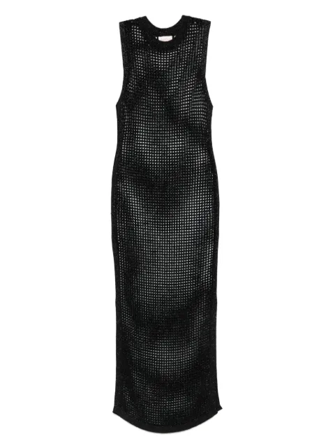 MC2 Saint Barth fishnet maxi dress