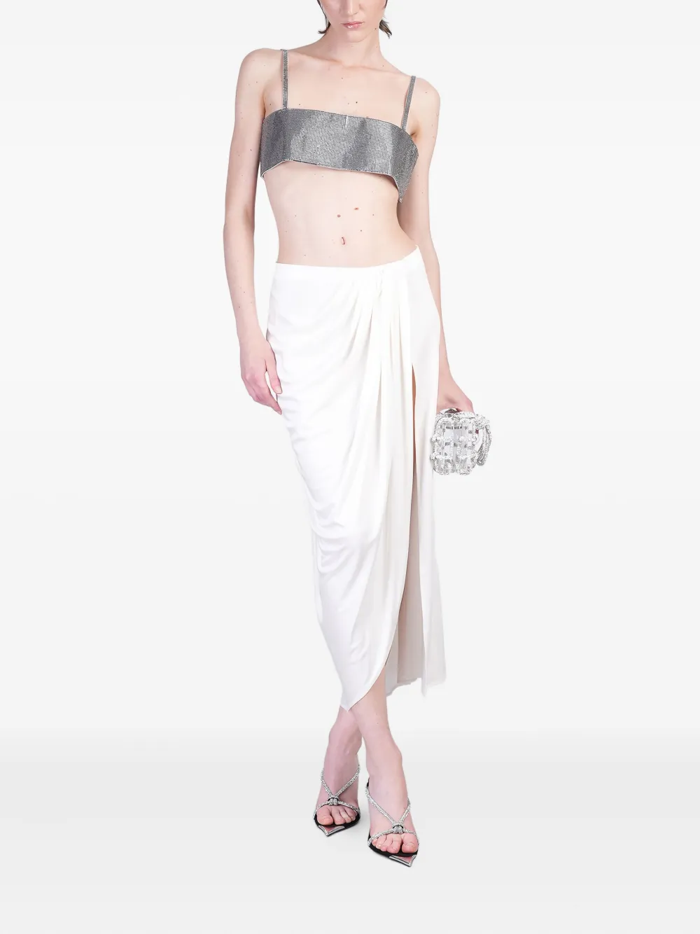 Nuè Marina maxi skirt - Wit