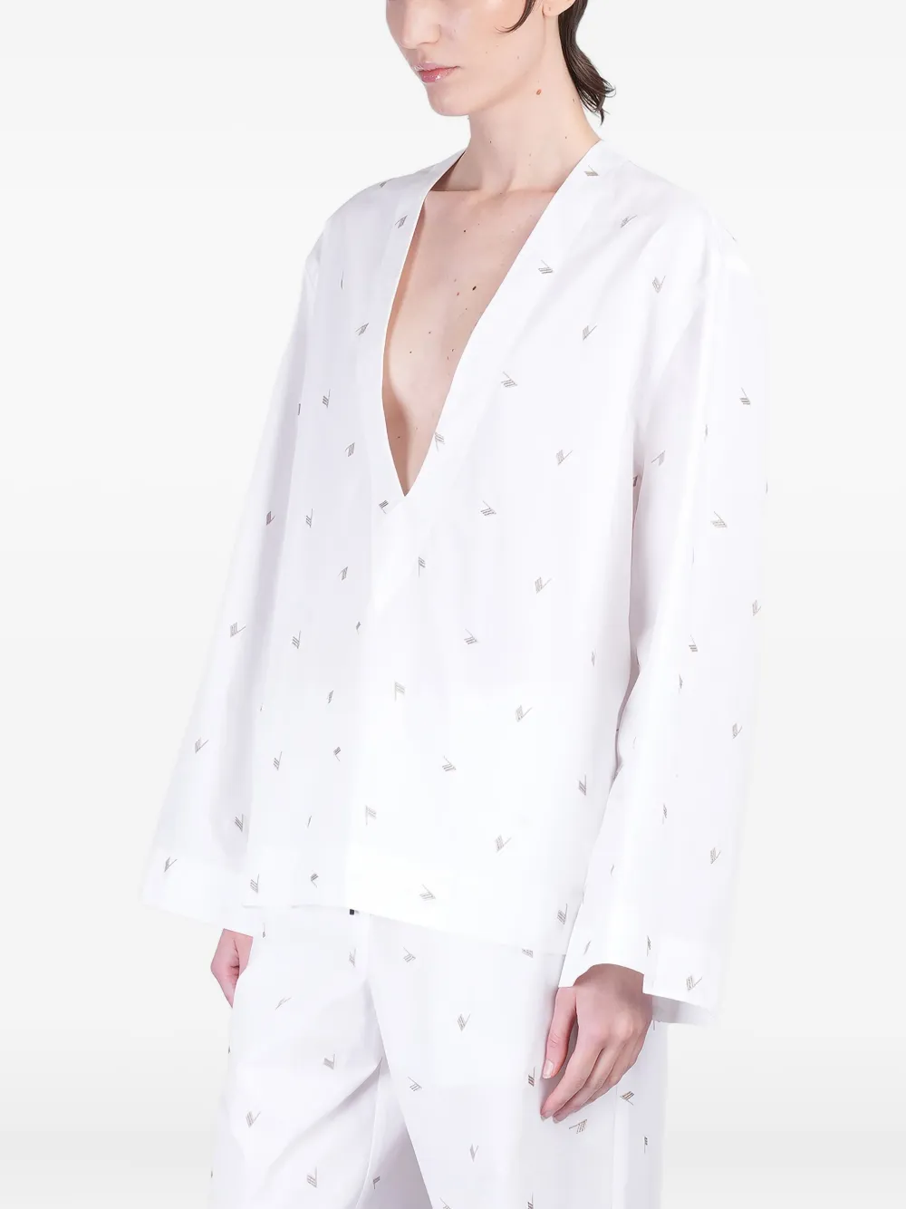 Shop Attico Poplin Blouse