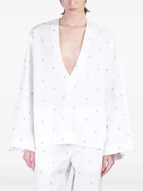 Blouse en popeline - The Attico - Modalova