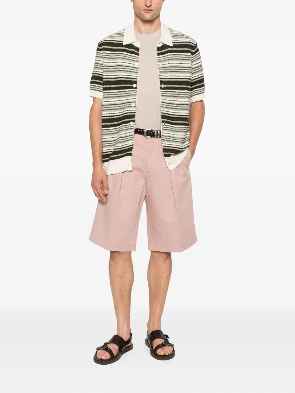 Briglia 1949 Geplooide shorts Roze