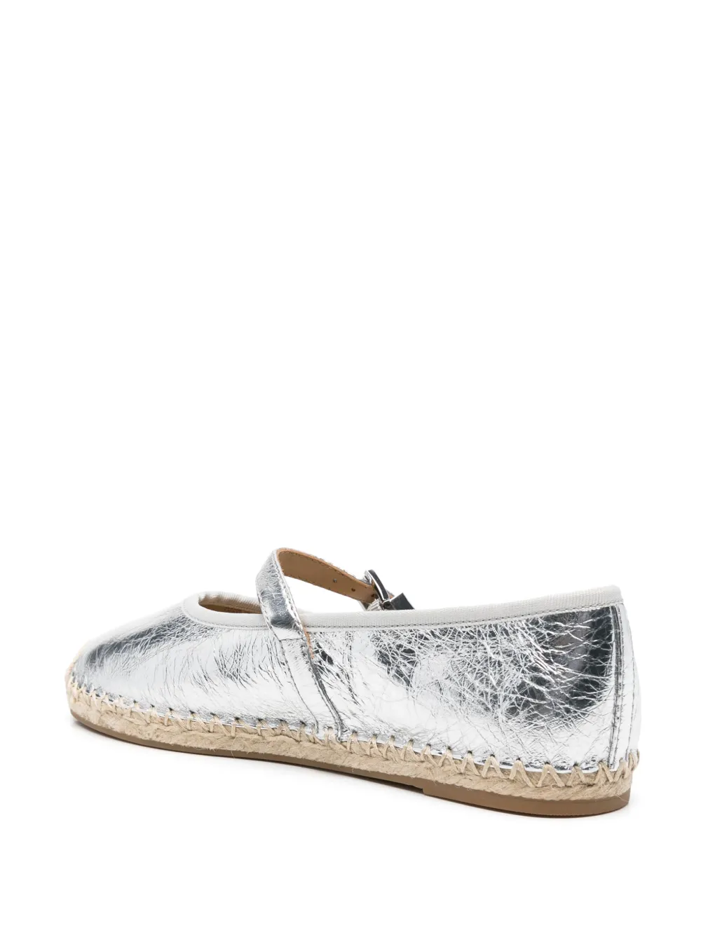 Michael Kors leather espadrilles Silver