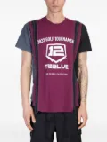 Needles graphic cotton T-shirt - Bordeaux