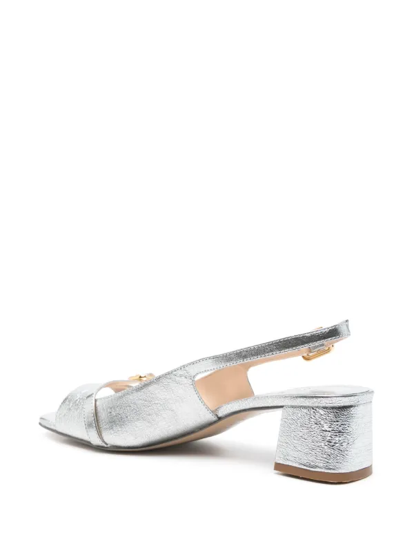 Gold Rouge 40mm Parsley Sandals Silver FARFETCH IN