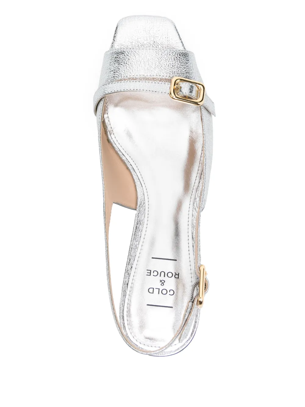 Gold 
Rouge 40mm Parsley sandals Silver