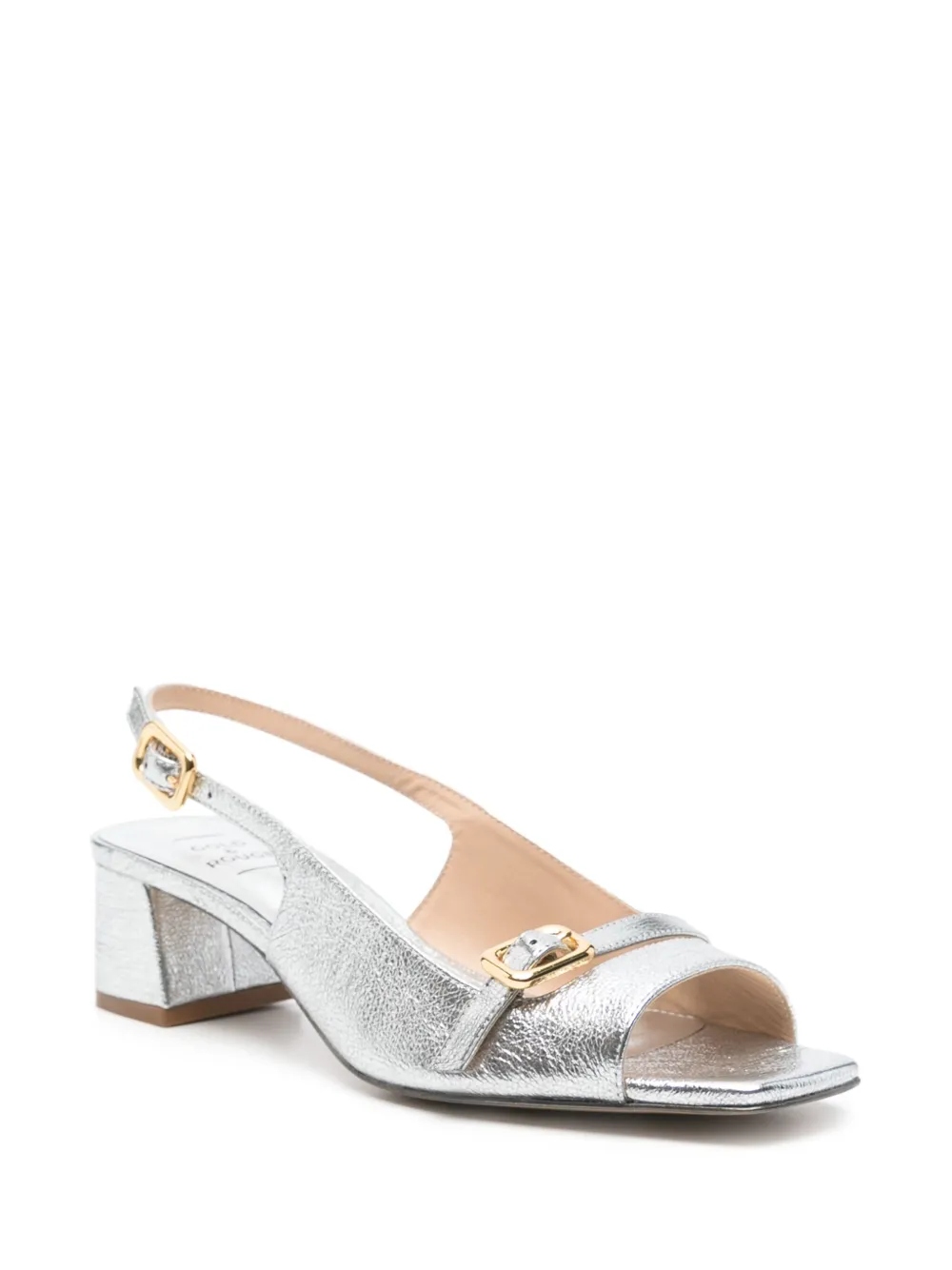 Gold 
Rouge 40mm Parsley sandals Silver