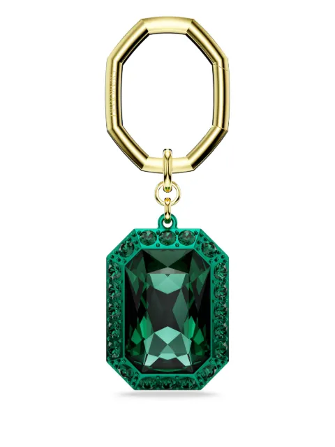 Swarovski سلسلة مفاتيح بقطع زمرد