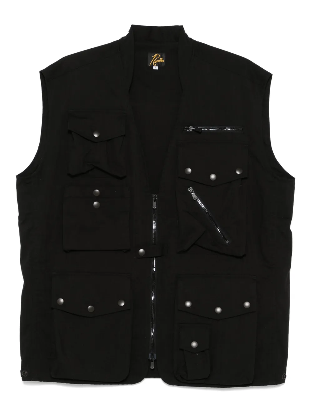 Needles zip-up gilet | Black | Image 1