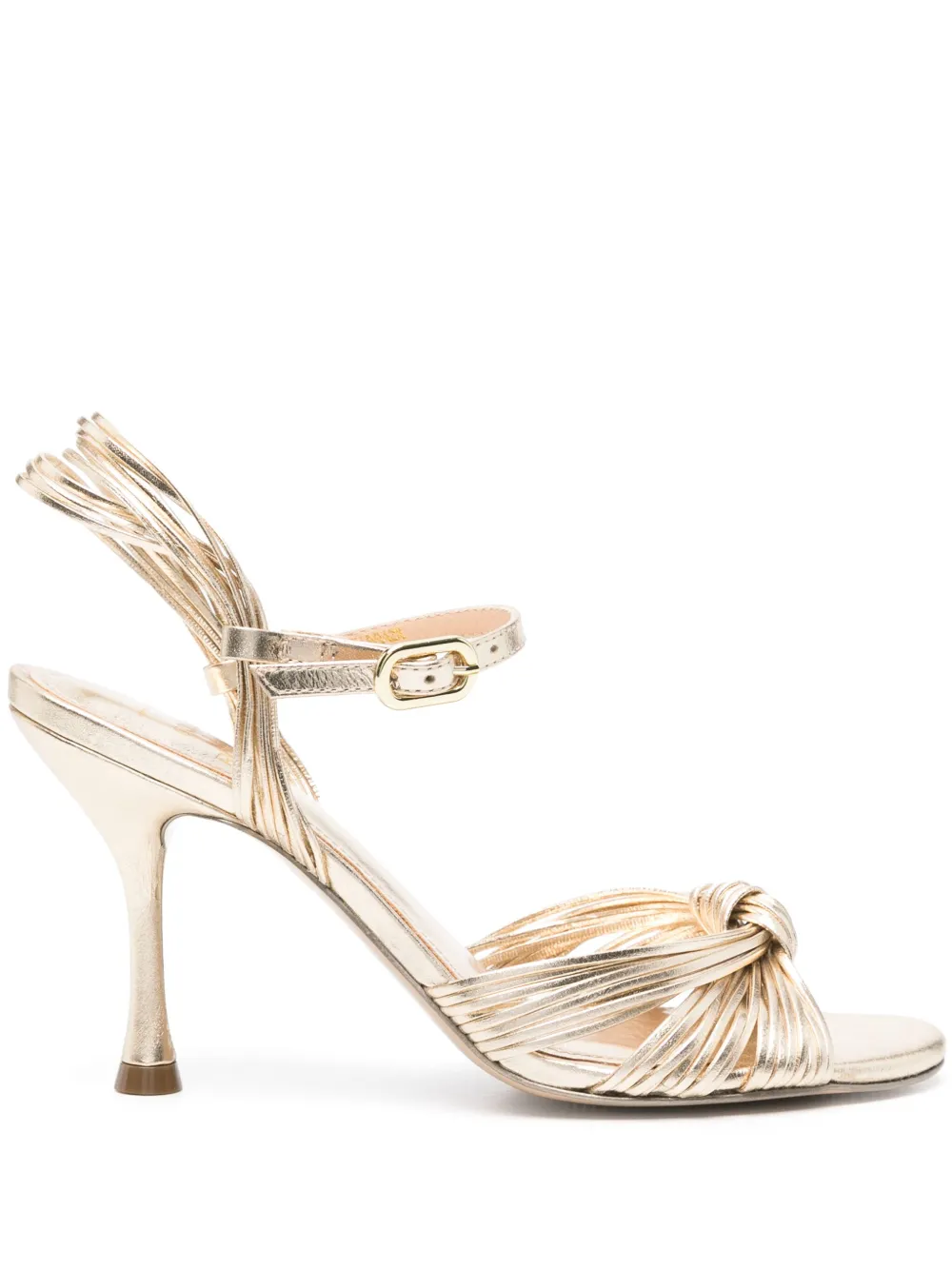 Gold & Rouge 90mm Viflu sandals | Gold | Image 1
