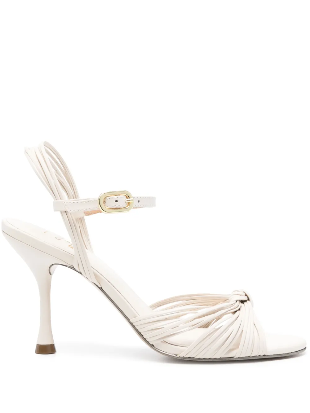 Gold 
Rouge 90mm Viflu sandals White