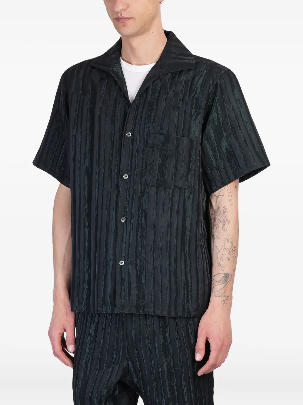 NEEDLES STRIPED SHIRT 