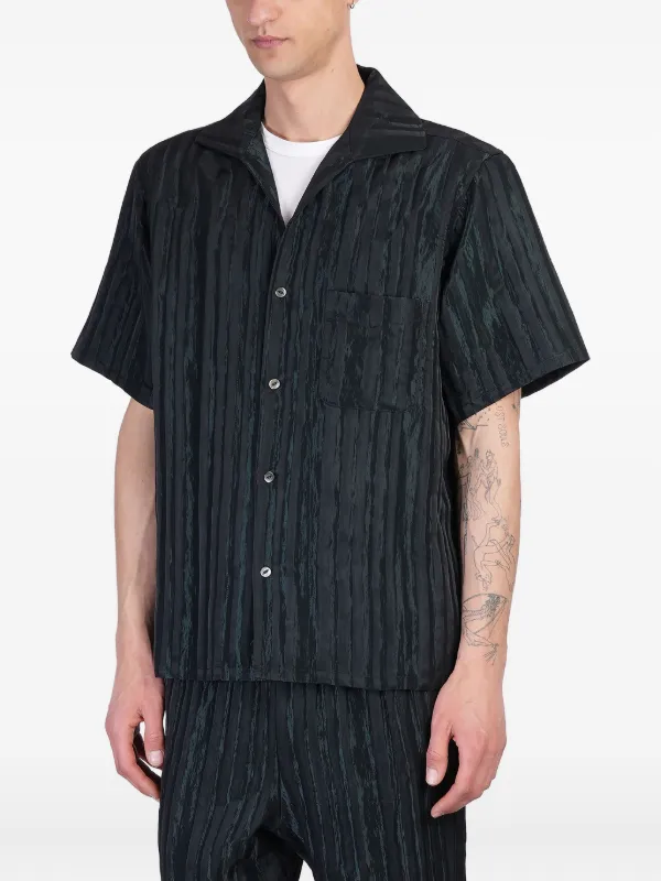 ブラック Needles ネイビー 半袖シャツ L Needles 半袖シャツ Black&Purple XL - メルカリ