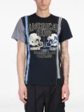 Needles stitching-details T-shirt - Black