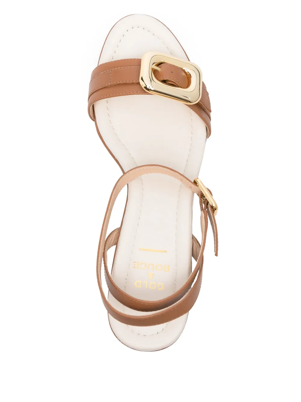 Shop Gold & Rouge 70mm Greentea Sandals