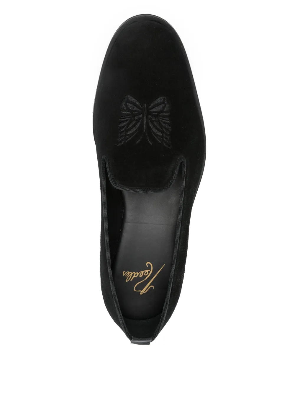 Needles suede loafers Black