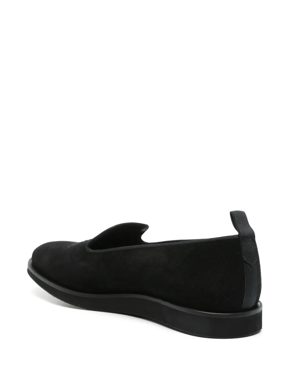 Needles suede loafers Black