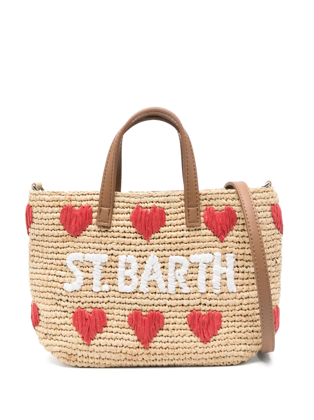 MC2 Saint Barth heart-motif tote bag | Neutrals | Image 1