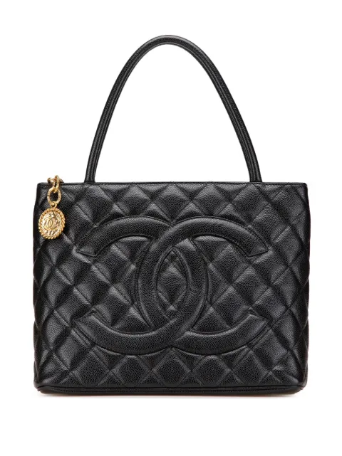 CHANEL Pre-Owned 2003-2004 Caviar Medallion tote bag