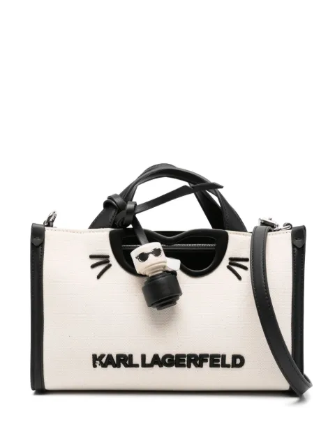 Karl Lagerfeld logo-lettering tote bag