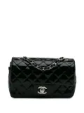 CHANEL Pre-Owned 2014 Mini Rectangular Classic Patent Single Flap crossbody bag - Black