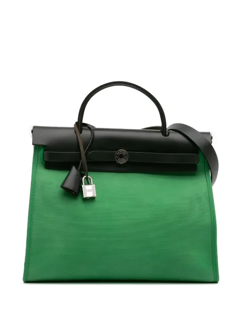 Hermès Pre-Owned 2017 Toile Herbag Zip 31 satchel