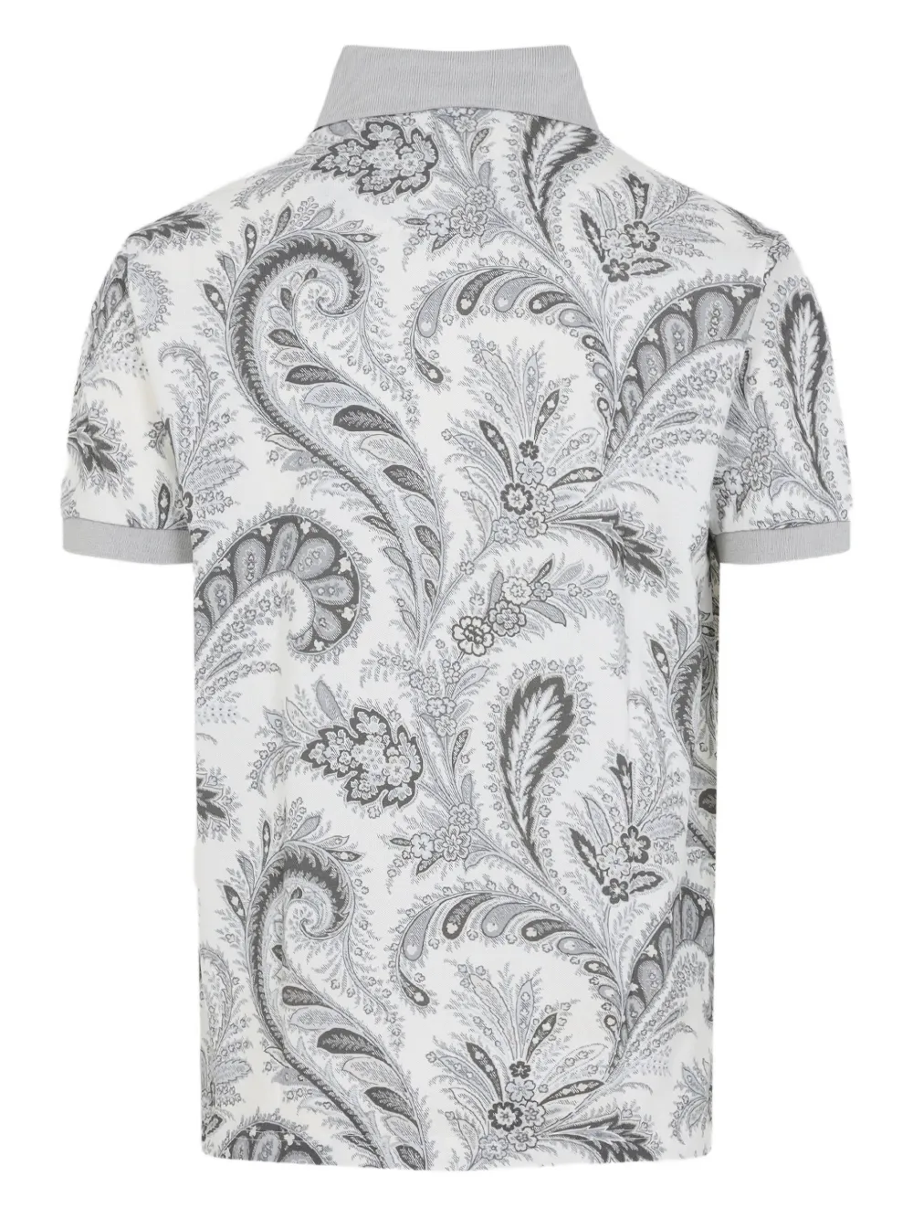 ETRO paisley cotton polo shirt - Grijs