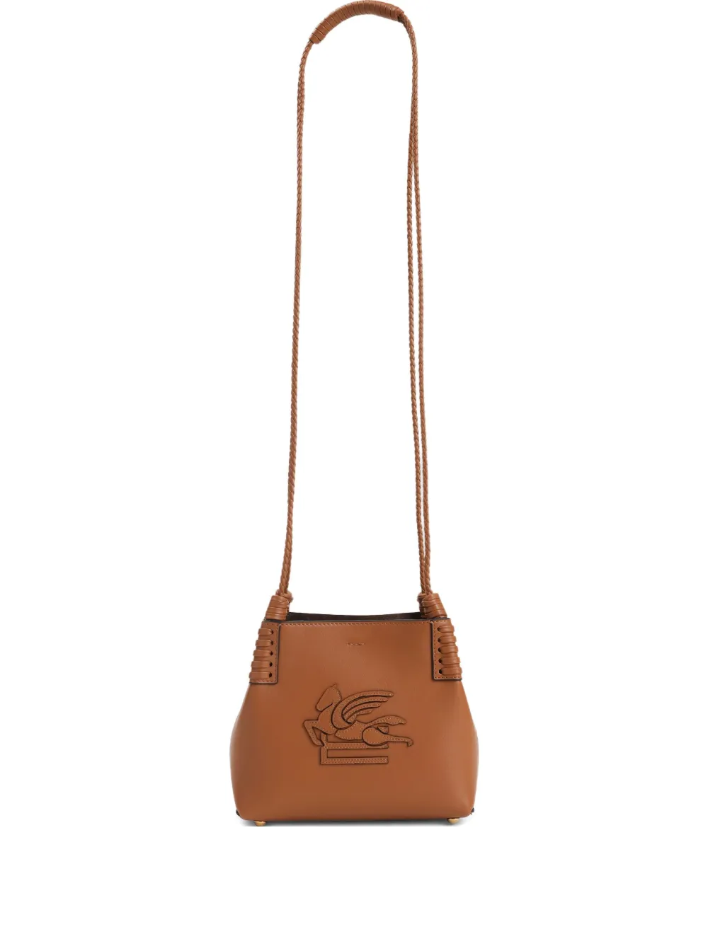 ETRO Libra kleine crossbodytas Bruin