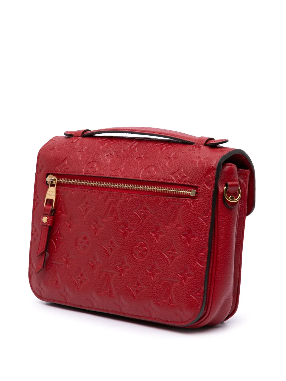 Pre-owned Louis Vuitton 2018 Monogram Empreinte Pochette Metis Satchel