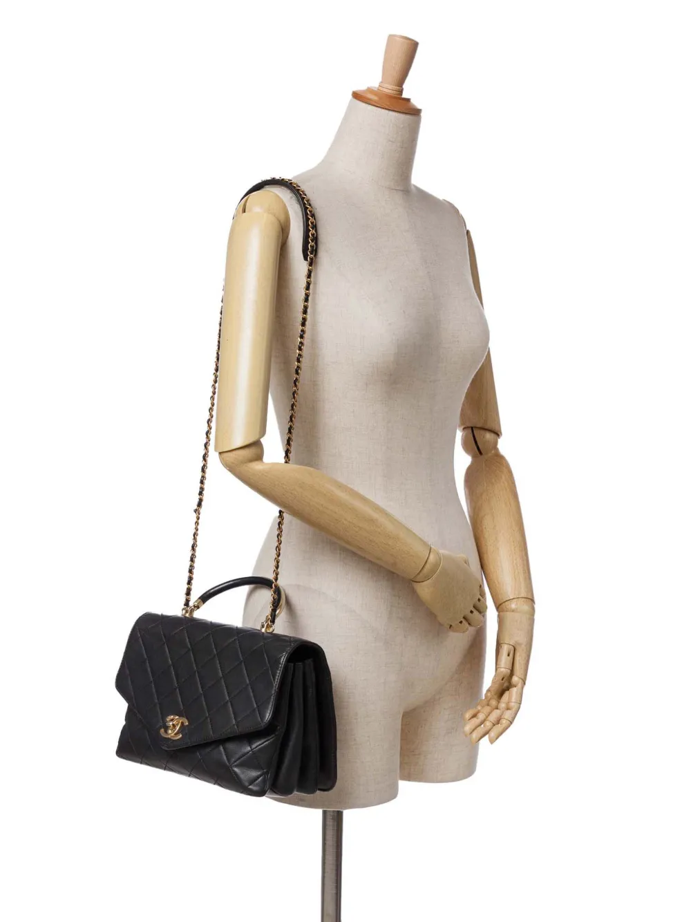 CHANEL Pre-Owned 2019 gesteppte Satchel-Tasche aus Kalbsleder mit Klappe | Pre-owned & Archive | Image 2