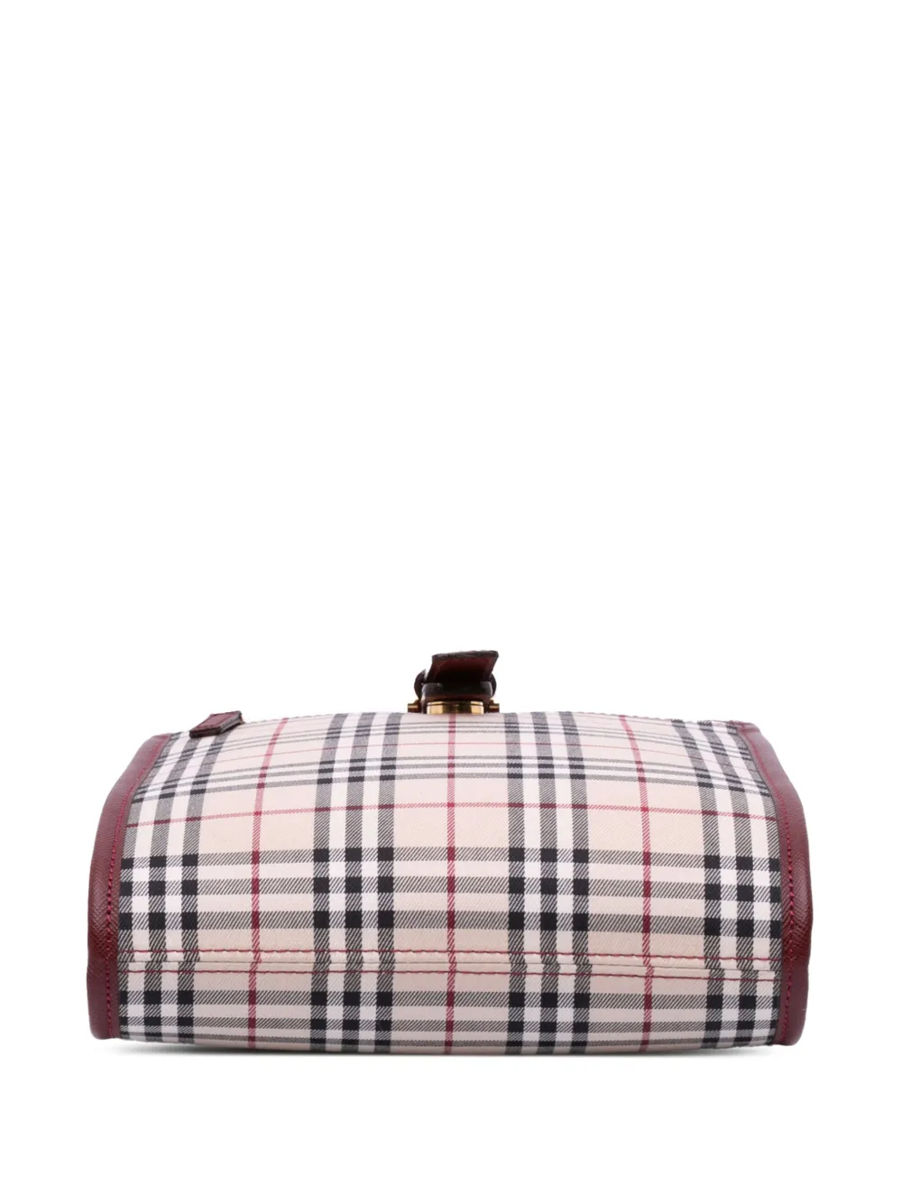 Pre-owned Burberry 2000-2017 House Check Canvas Crossbody Bag
