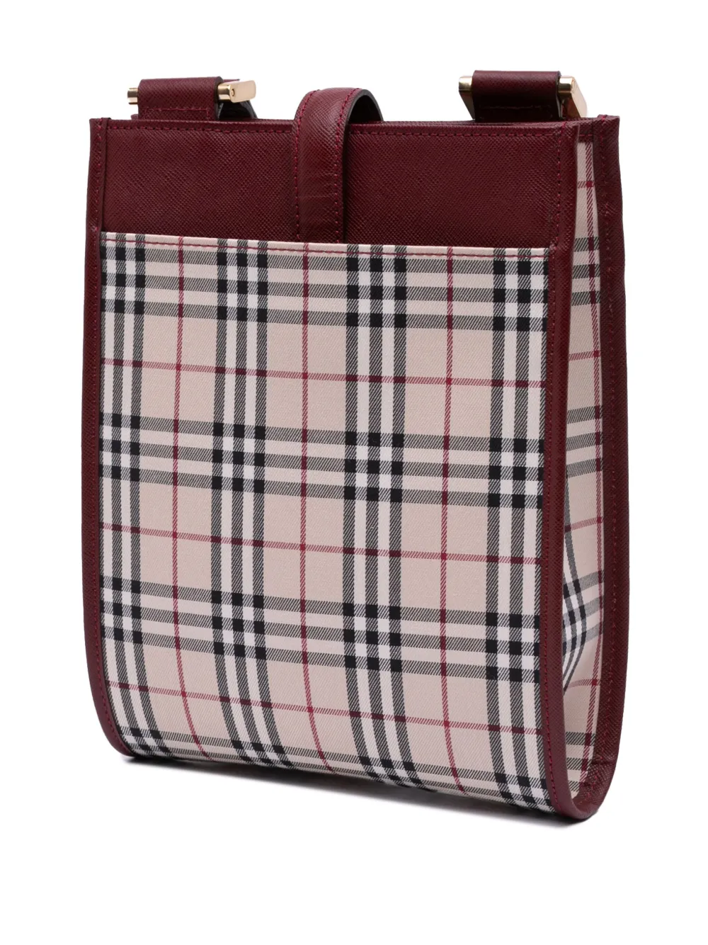 Pre-owned Burberry 2000-2017 House Check Canvas Crossbody Bag