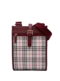Burberry Pre-Owned 2000-2017 House Check Canvas crossbody bag - Red