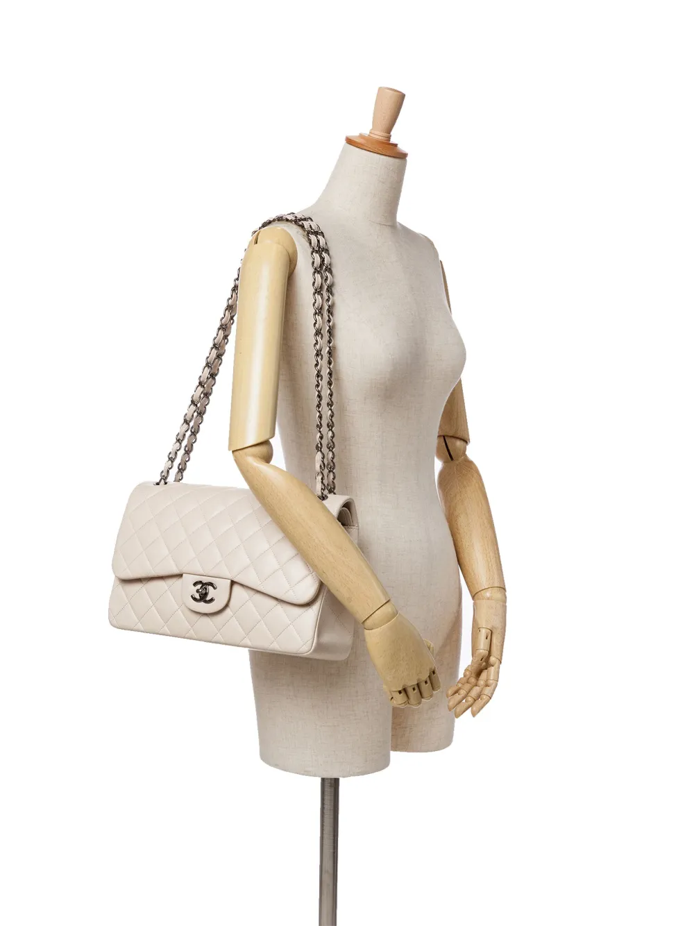 CHANEL Pre-Owned 2011 Jumbo Classic Lambskin Double Flap shoulder bag | Pre-Owned | Image 2