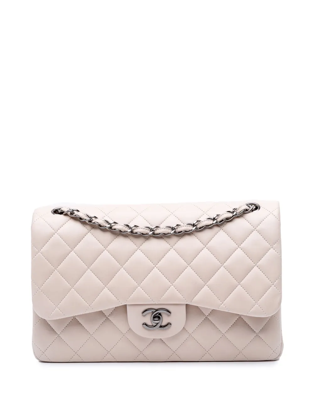 CHANEL Pre-Owned 2011 Jumbo Classic Lambskin Double Flap shoulder bag CHANEL Pre-Owned 2011 Jumbo Classic Lambskin Double Flap shoulder bag