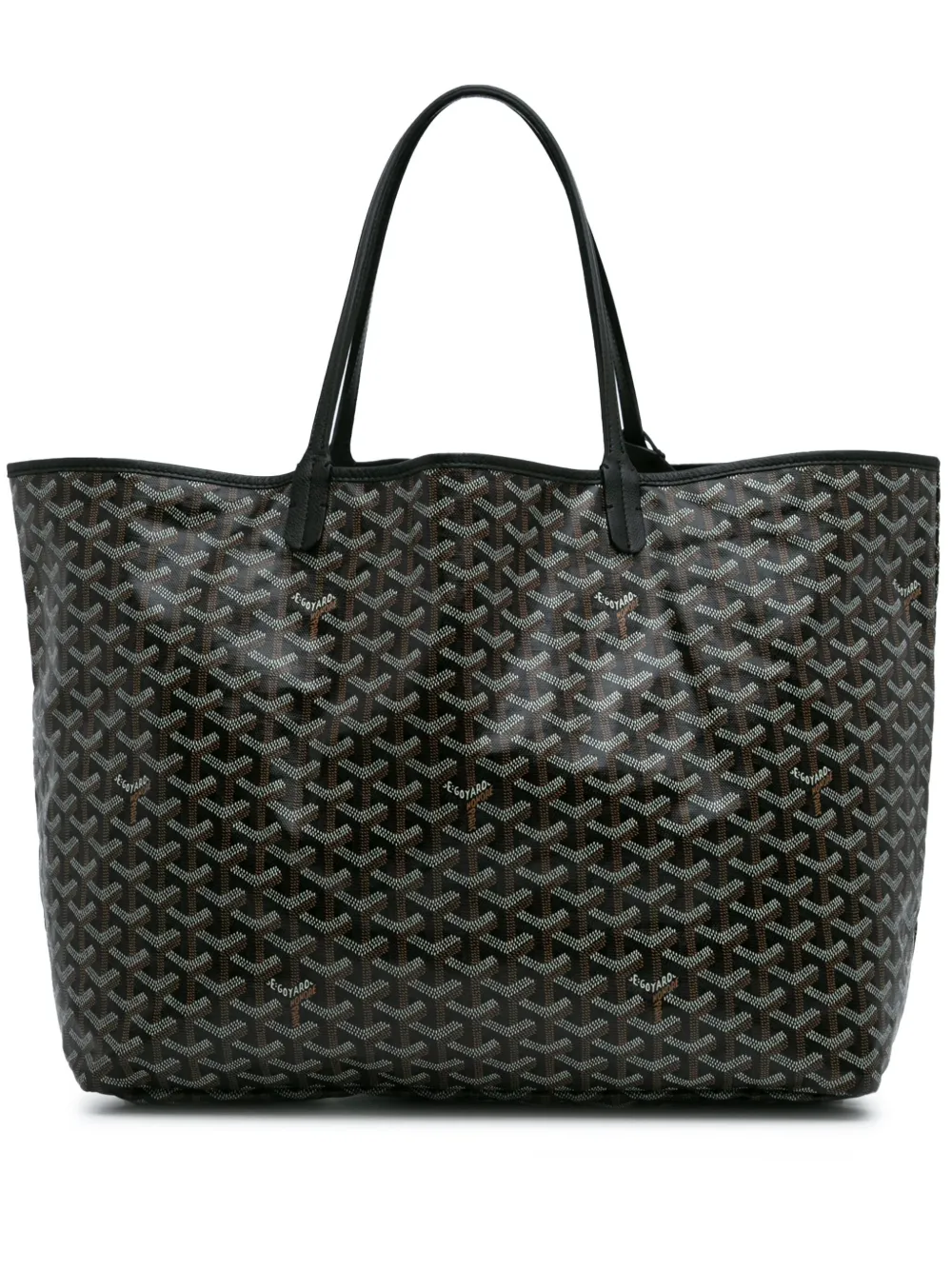 Goyard Pre-Owned 2018 Goyardine Saint Louis GM tote bag - BLACK Goyard Pre-Owned 2018 Goyardine Saint Louis GM tote bag - BLACK